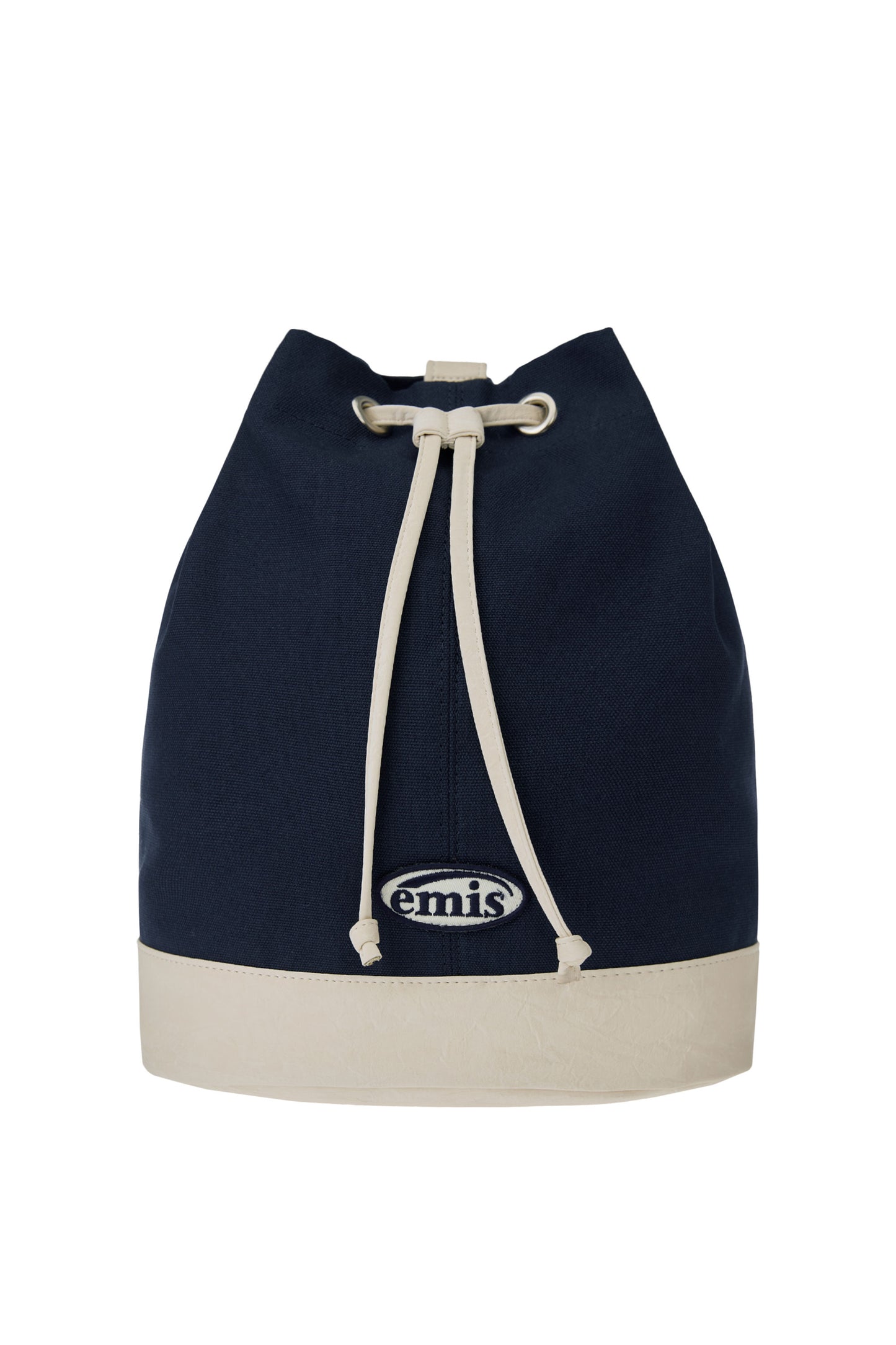 EMIS CANVAS MARINE BAG-NAVY/IVORY