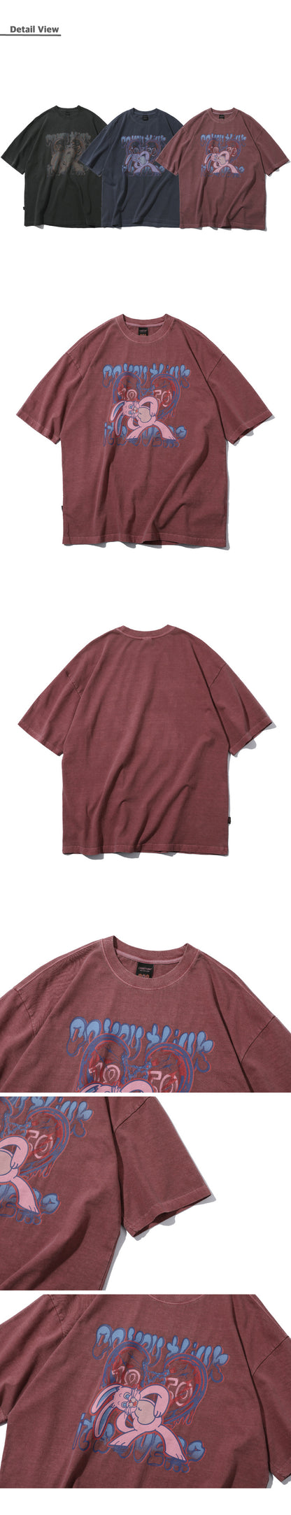 Mad Hoppi Pigment Short Sleeve T-shirt