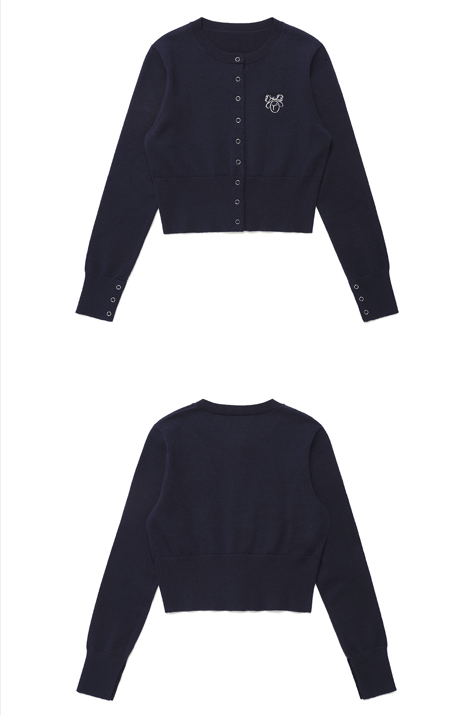 ROLAROLA BUTTON SLIM CARDIGAN