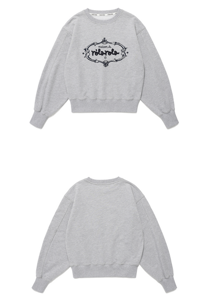 ROLAROLA VINTAGE LOGO SWEATSHIRT MELANGE