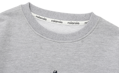 ROLAROLA VINTAGE LOGO SWEATSHIRT MELANGE