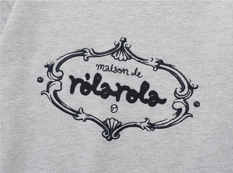 ROLAROLA VINTAGE LOGO SWEATSHIRT MELANGE