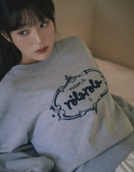 ROLAROLA VINTAGE LOGO SWEATSHIRT MELANGE