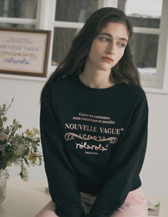 ROLAROLA VINTAGE NOUVELLE LOGO SWEATSHIRT