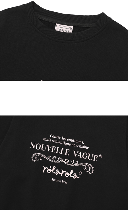 ROLAROLA VINTAGE NOUVELLE LOGO SWEATSHIRT