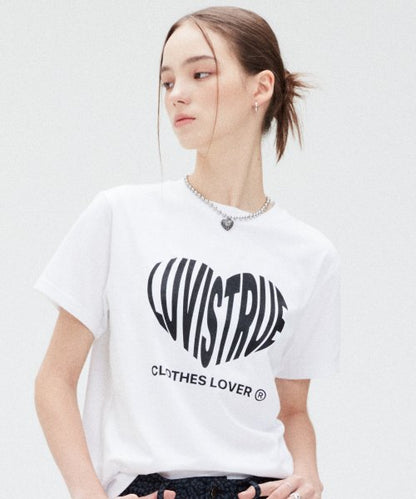 SU HEART LOGO TEE