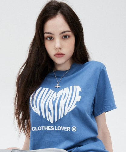 SU HEART LOGO TEE