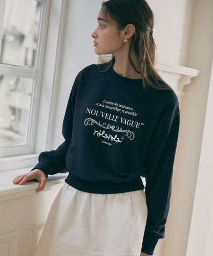 ROLAROLA VINTAGE NOUVELLE LOGO SWEATSHIRT