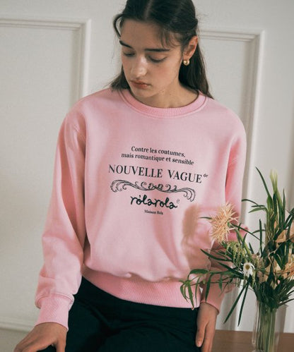 ROLAROLA VINTAGE NOUVELLE LOGO SWEATSHIRT