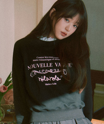 ROLAROLA VINTAGE NOUVELLE LOGO SWEATSHIRT