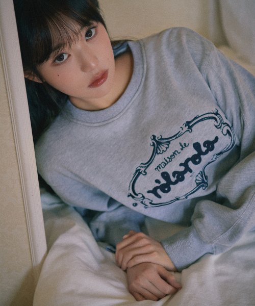 ROLAROLA VINTAGE LOGO SWEATSHIRT MELANGE