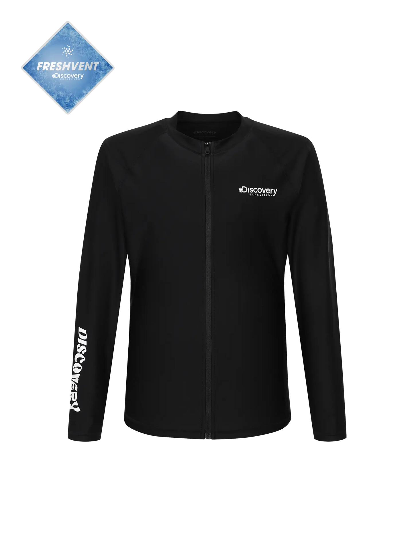 Discovery Expedition Freshvent Men's Essential Full Zip-Up Rash Guard