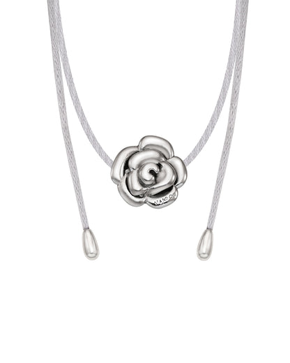 Stand Oil Rose Drop Necklace