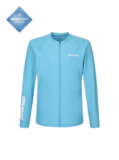 Discovery Expedition Freshvent Men's Essential Full Zip-Up Rash Guard