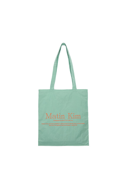 MATIN KIM MATIN POPPIN ECOBAG IN MINT