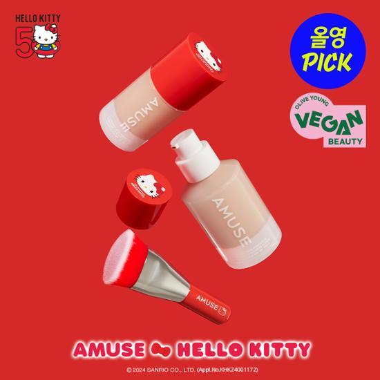 AMUSE [Hello Kitty Limited Edition]  Amuse Ceramic Skin Perfector Foundation Planning/Single Product (+Brush Gift)