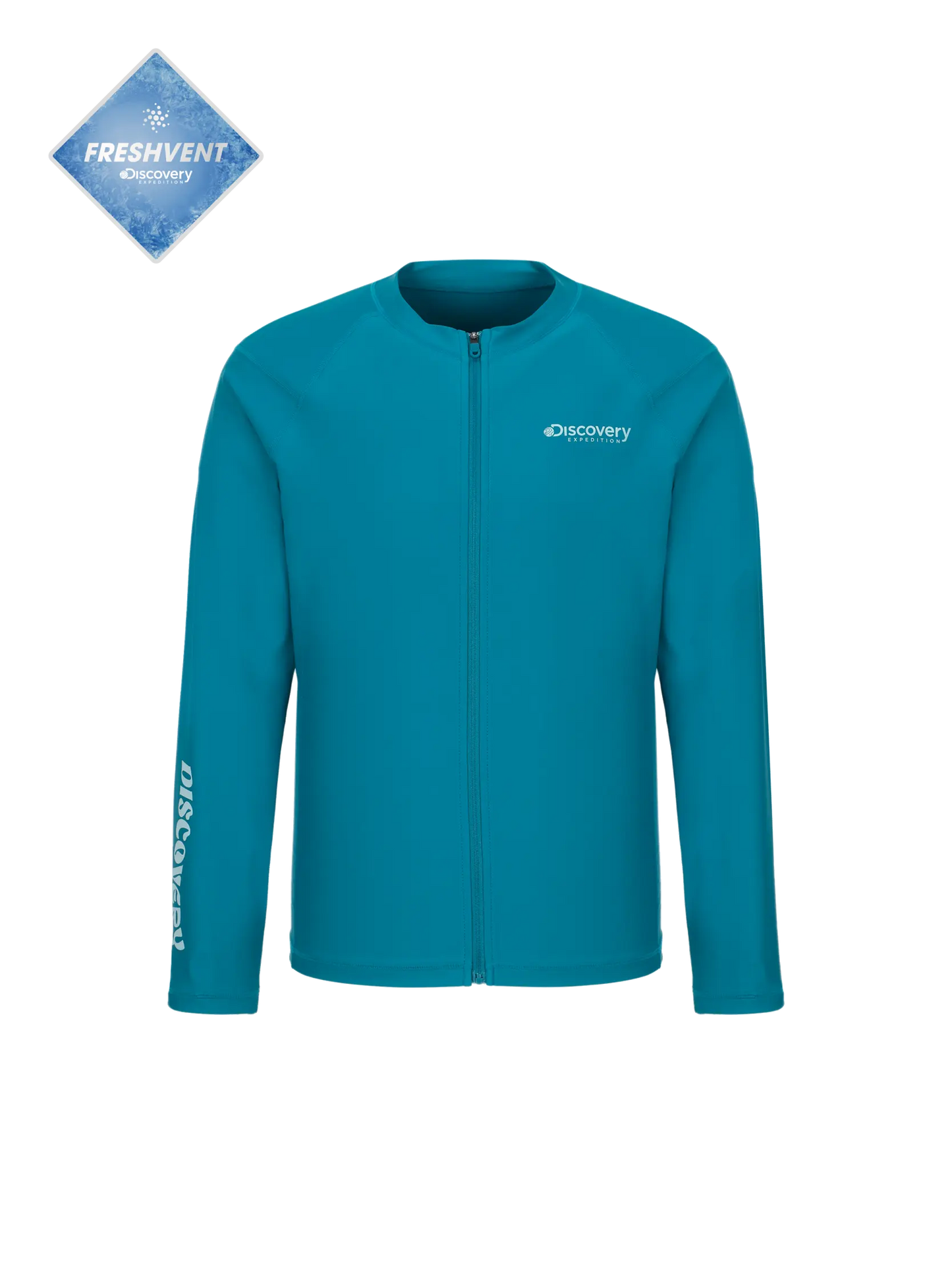 Discovery Expedition Freshvent Men's Essential Full Zip-Up Rash Guard