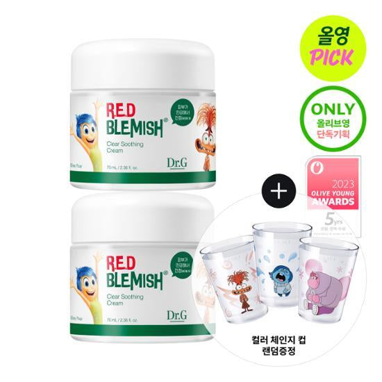 Dr.G Red Blemish Clear Soothing Cream 70ml 1+1 SET