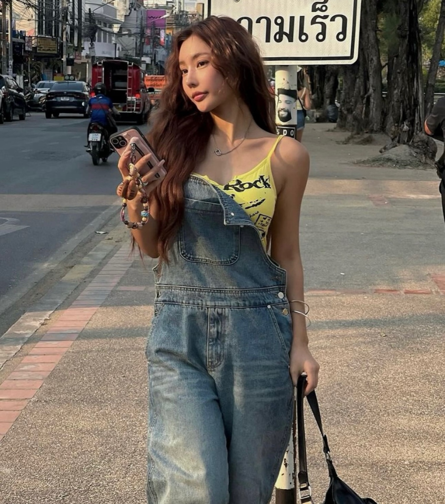 [THEOHYOU] DENIM OVERALL (BLUE)