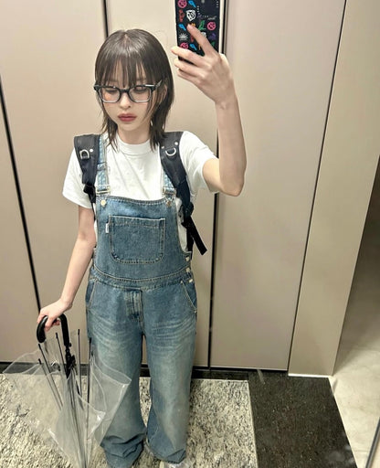 [THEOHYOU] DENIM OVERALL (BLUE)