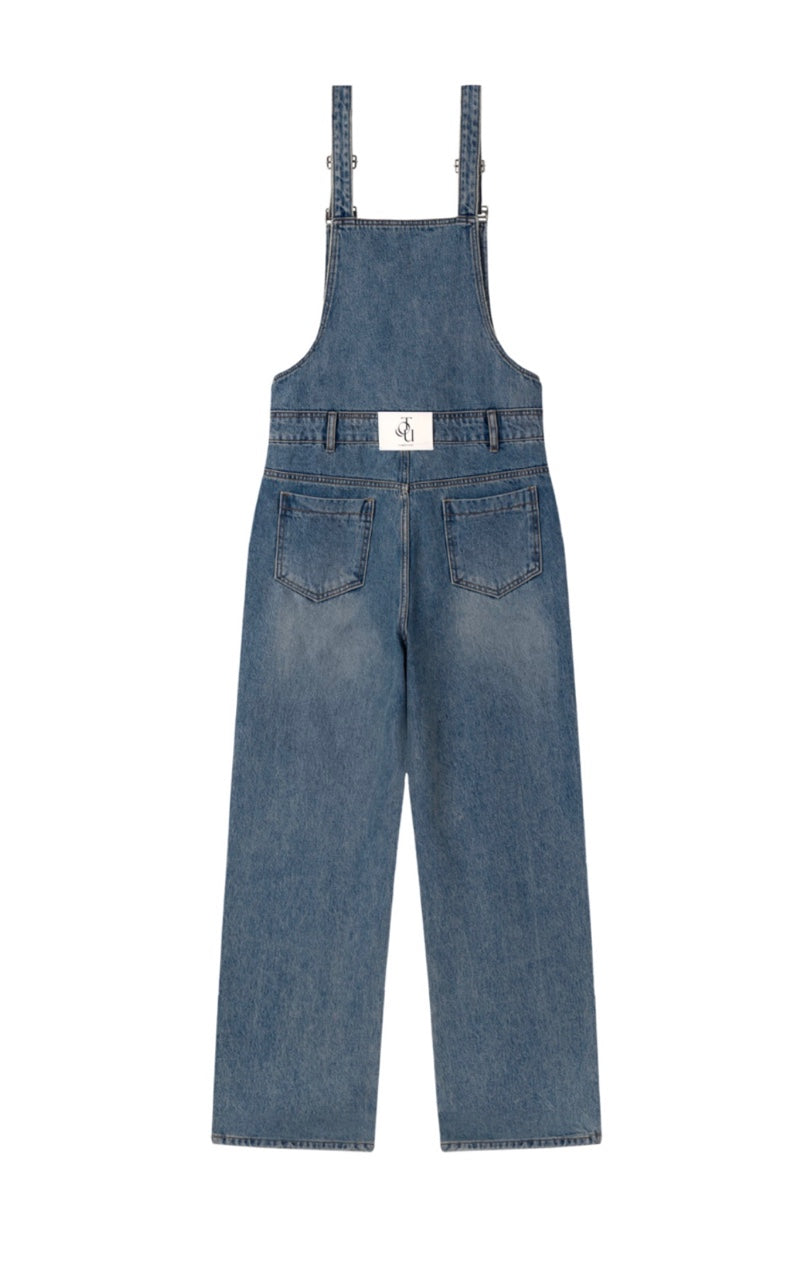 [THEOHYOU] DENIM OVERALL (BLUE)