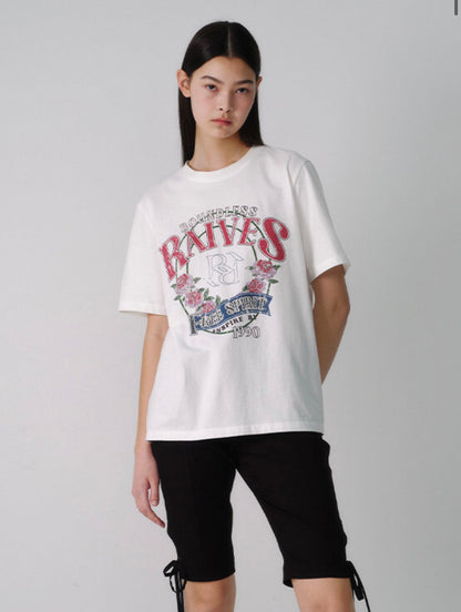 [RAIVE] Vintage Rose Graphic T-shirt