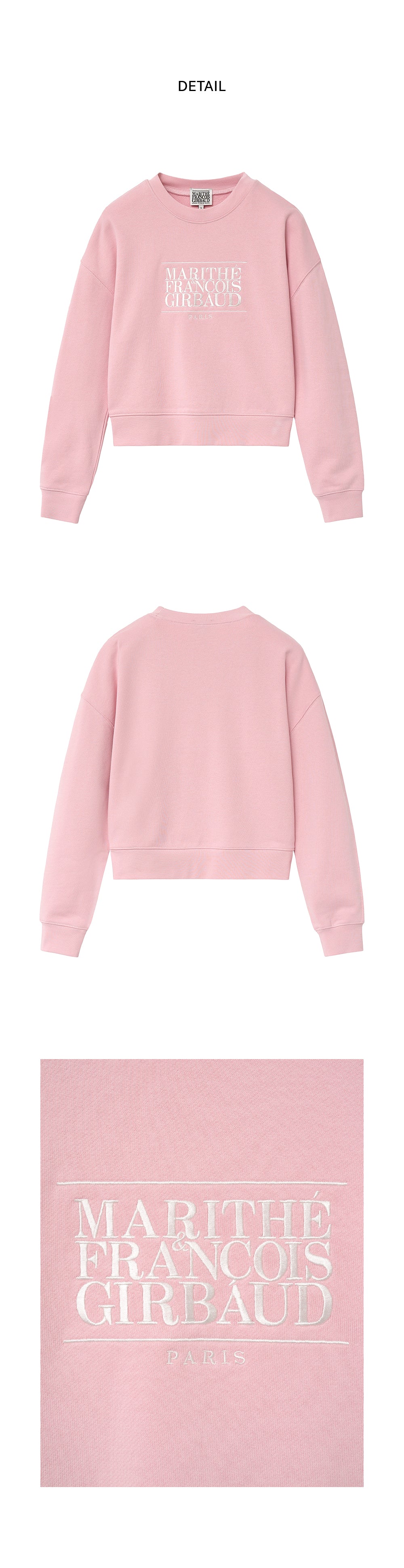 CLASSIC LOGO CROP SWEATSHIRT