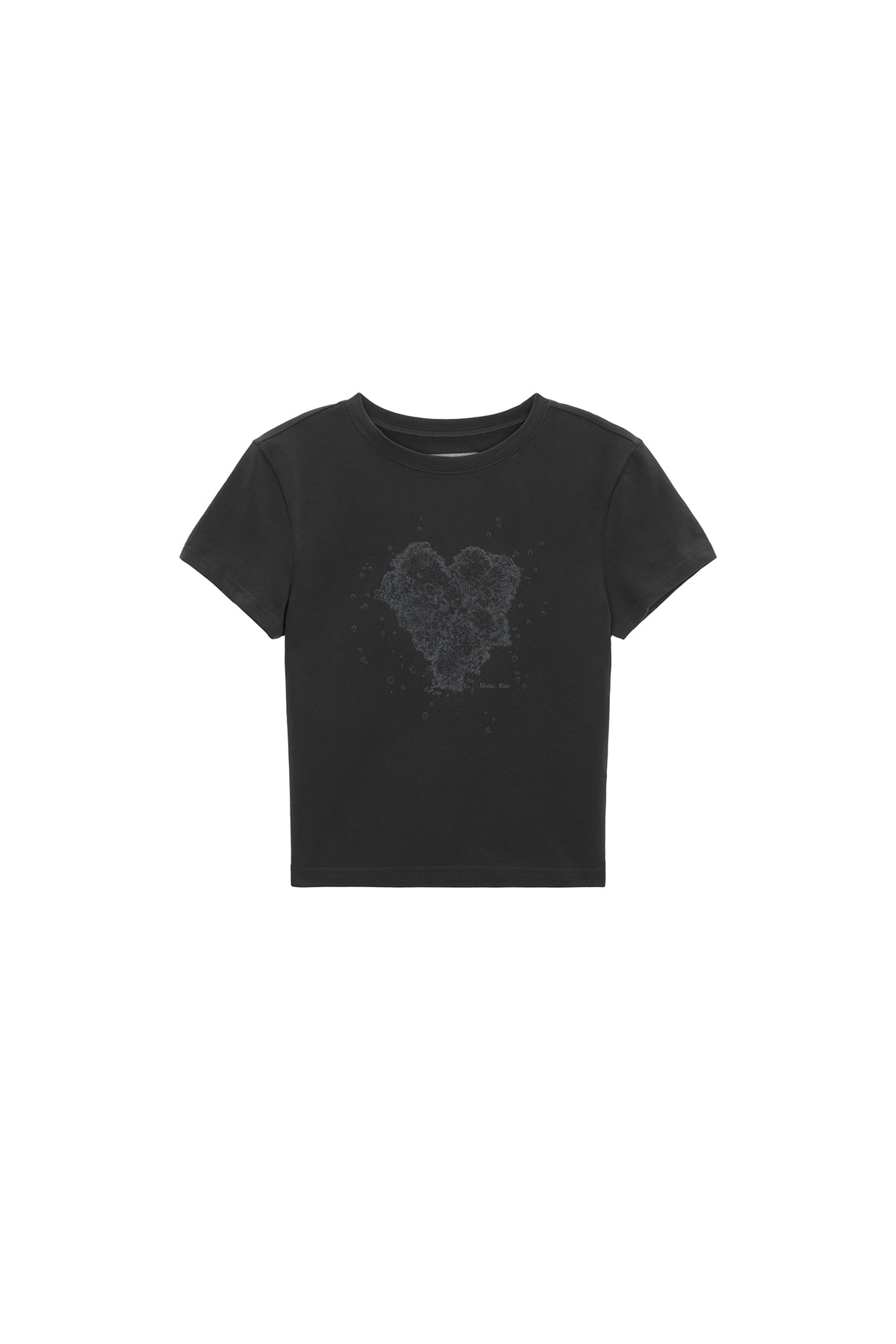 MATIN KIM HEART GRAPHIC CROP TOP