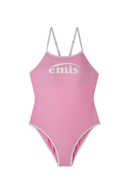 EMIS LOGO V-BACK STRAP SWIMSUIT (RENEWAL)