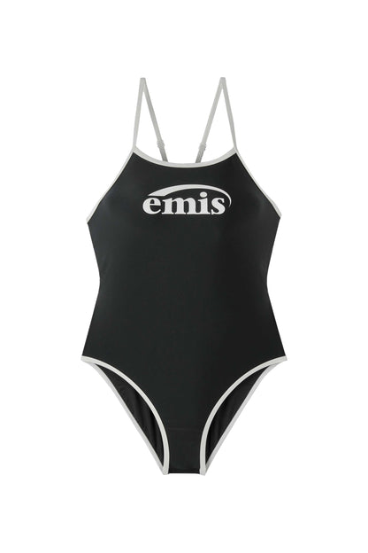 EMIS LOGO V-BACK STRAP SWIMSUIT (RENEWAL)