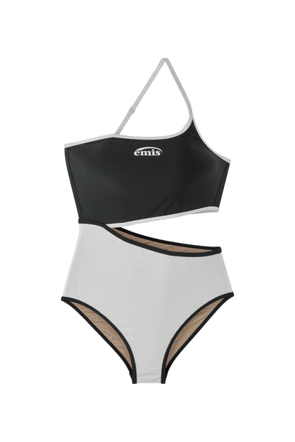 EMIS LOGO CUT-OUT SWIMSUIT