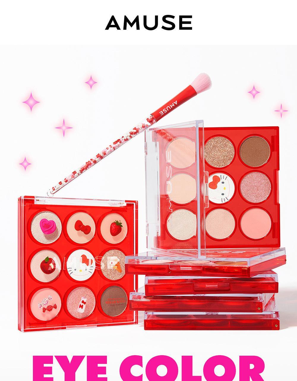 AMUSE [Hello Kitty Limited Edition] Amuse Eye Color Palette Planning/Single Product (+Pop Brush Gift)