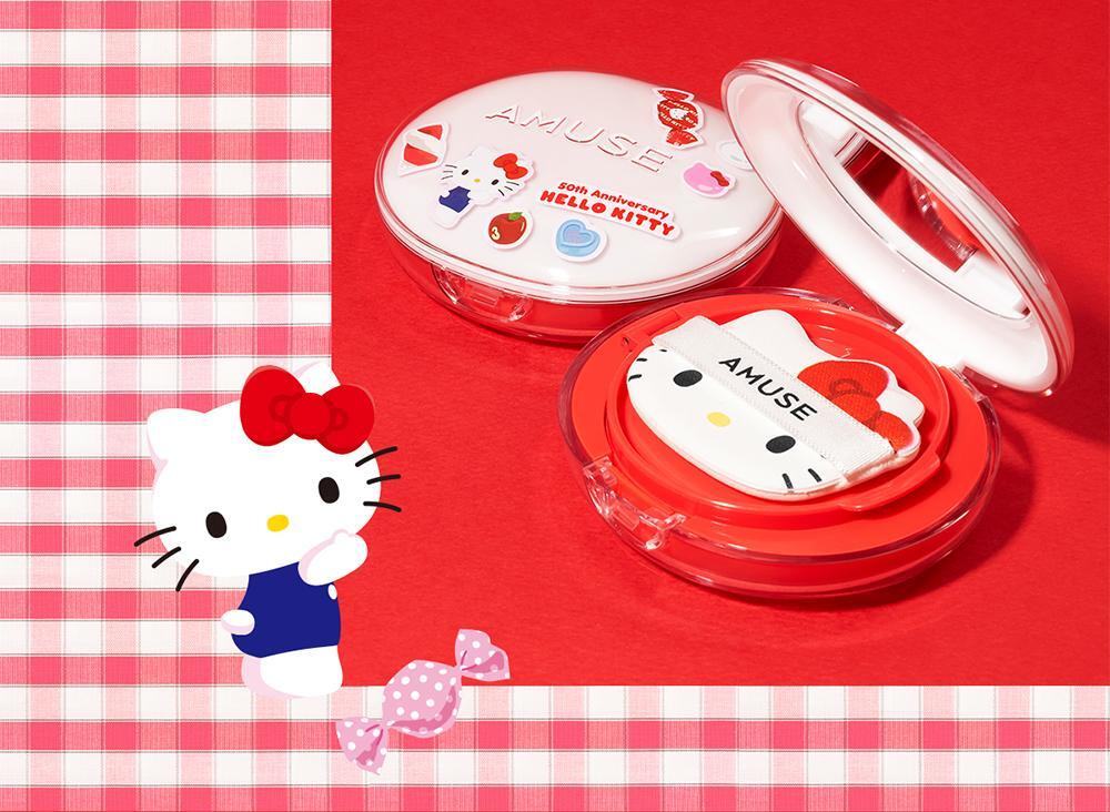 AMUSE [Hello Kitty Limited Edition]  Amuse Ceramic Skin Perfector Cushion Refill Plan (Refill + Cuckoo Sticker Giveaway)